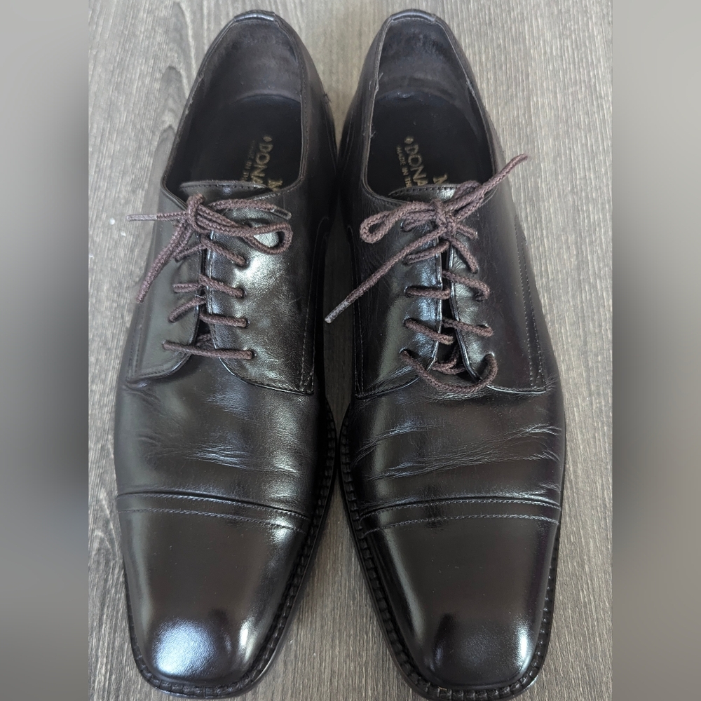 🔥Price Drop🔥Dark Brown Leather Derbys Cap Toe Myer , 9 M/US